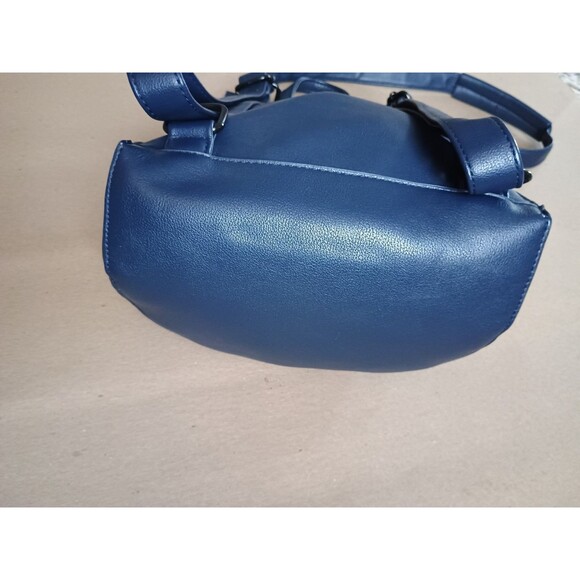 Pixie Mood Mini Convertible Kim Backpack Vegan Leather - Blue Purse - Picture 6 of 11